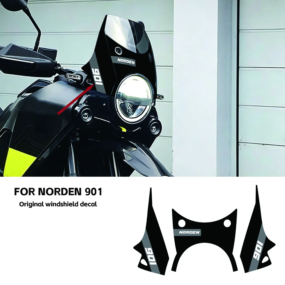 

For HUSQVARNA NORDEN 901 Original windshield decal Decorative, waterproof decals NORDEN 901
