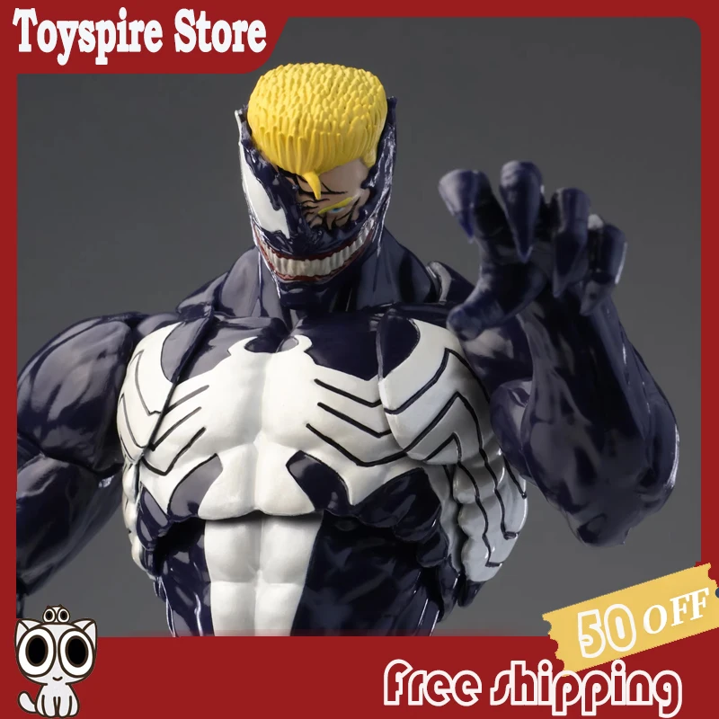 

NEW Mess Toys Venom Lethal Neighbor Symbiotic Black Suit Spider Man Messtoys Spiderman Anime Action Figure Model Doll Gifts Toys