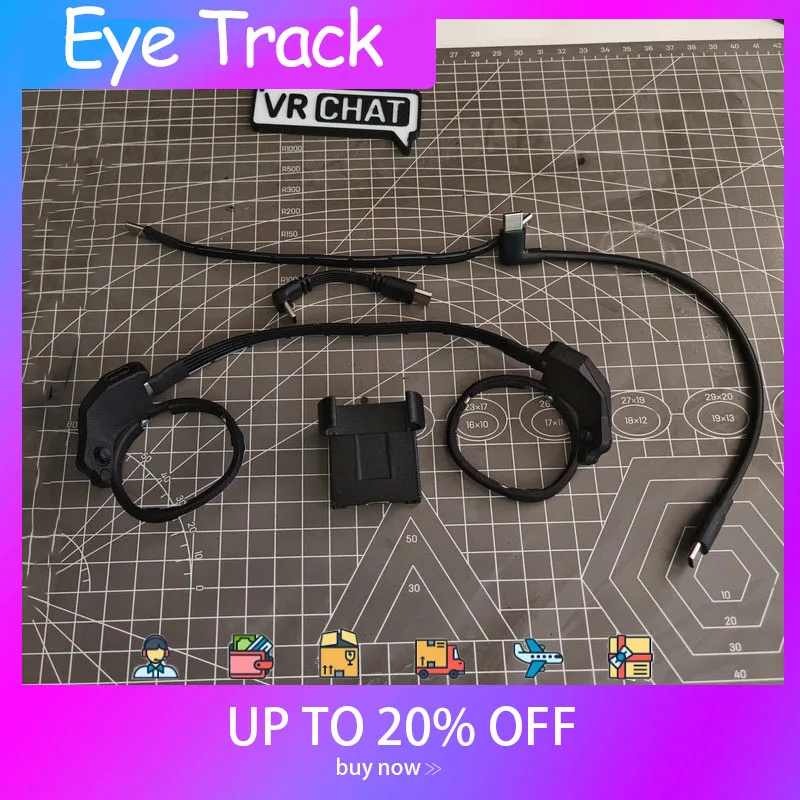 New VRChat Cymple eye-tracking device For Quest3 / Quest3S/ Quest2