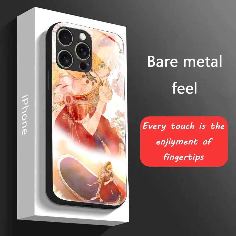 من جعلني حافظة هاتف الأميرة لهاتف آيفون 16 15 14 13 12 11 X XR XS 8 Plus Mini Pro Max حافظة هاتف مغناطيسية زجاجية