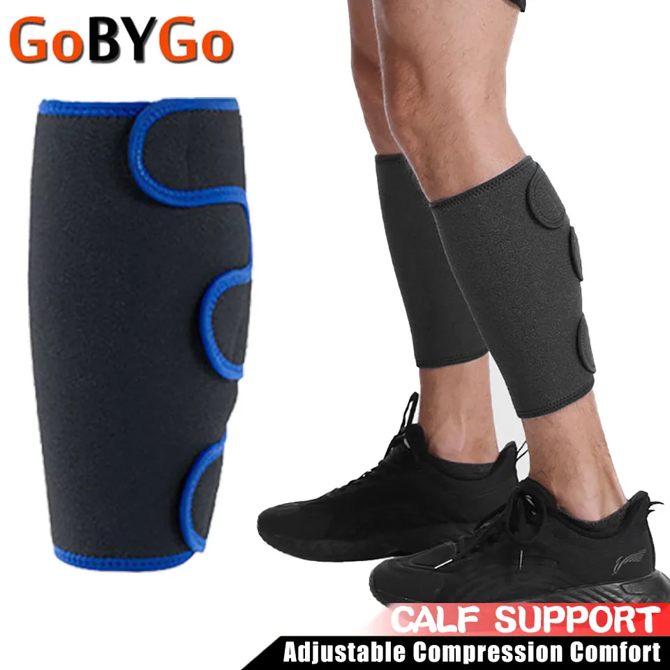 1Pcs Calf Support Adjustable Sport Shin Guard Leg Sleeve Compression Cycling Football Weightlifting Sport Safety Calf Protector