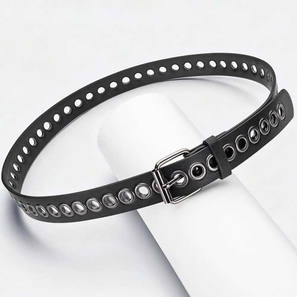 عادية تنوعا الشرير حزام ريترو بولي Leather الجلود Y2k حزام 2.8 سنتيمتر عرض دبوس مشبك حزام الجينز اكسسوارات