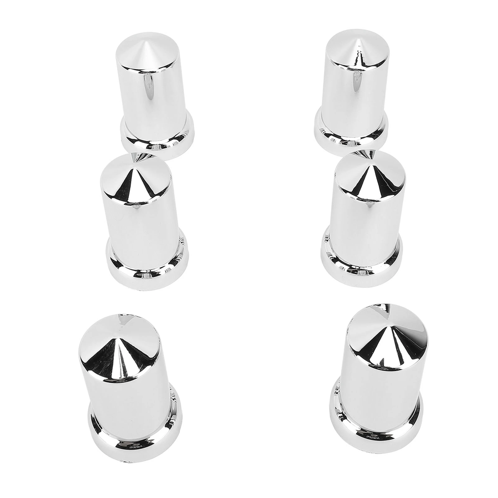 33mm Lug Nut Covers Lug Nut Covers ABS Chrome Plastic Anti Rust 33mm Flanged Lug Nut for Trucks Trailers and Vehicles