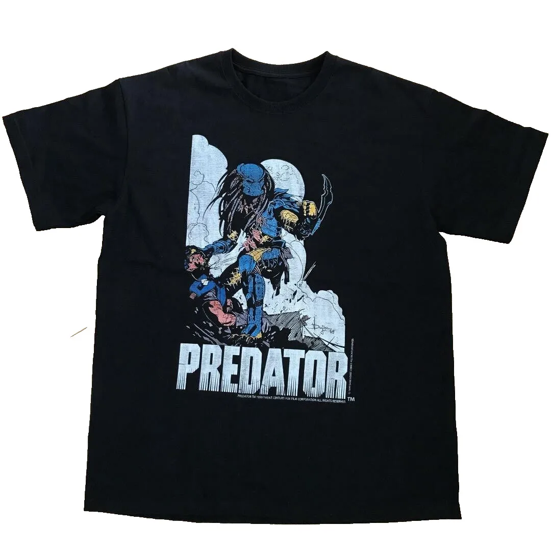 Футболка Extreme Rare Predator 1999, обхват тела 61, обхват плеча 75, обхват плеча 56, длина рукава 22 см.