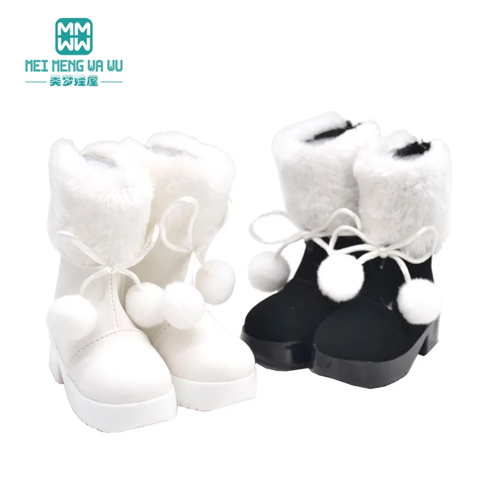 

Fits 58-60cm 1/3 BJD DD SD Stylish high heels, fur boots, leather shoes Girl Gift