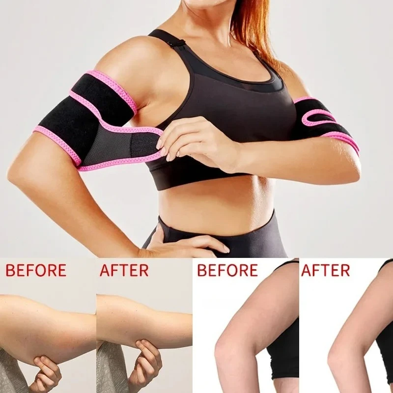 

Arm Trimmers Sauna Sweat Bands Women Arm Slimming Trainers for Anti-Cellulite and Weight Loss Workout Fat Reducing Body Shapers