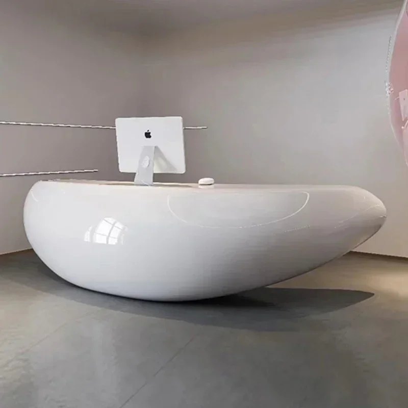 Italian Style Originality Reception Desks Simplicity Modern Beauty Salon Reception Desks High-end Office Furniture Recepce FYRD