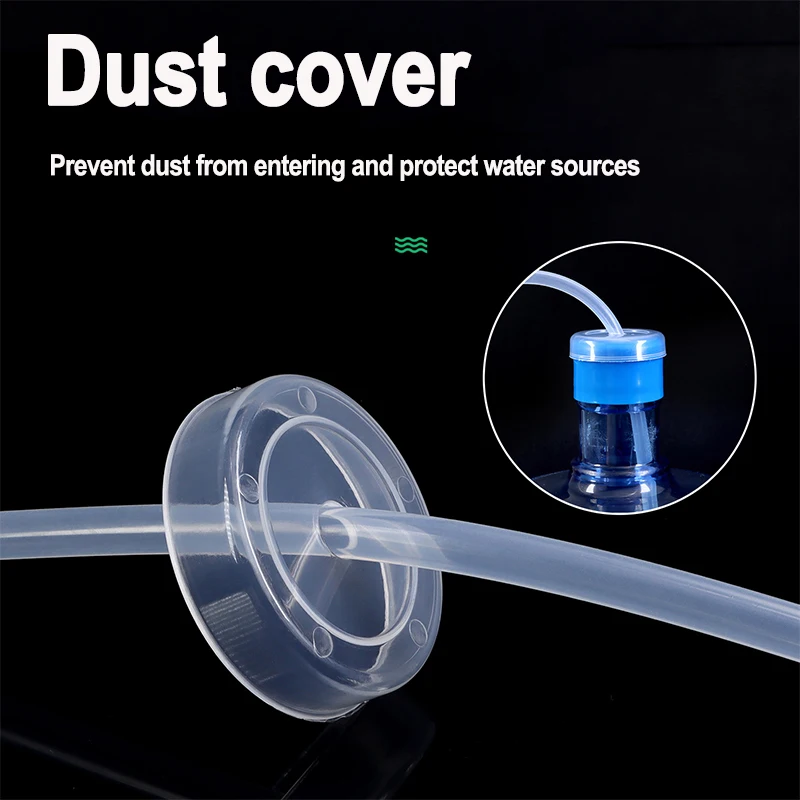 Food Grade Silicone Tube 6mm X 9mm Hose + Filter + Dust Cap Water Dispenser Accessory Set Universal Automatic Water Intake Kit