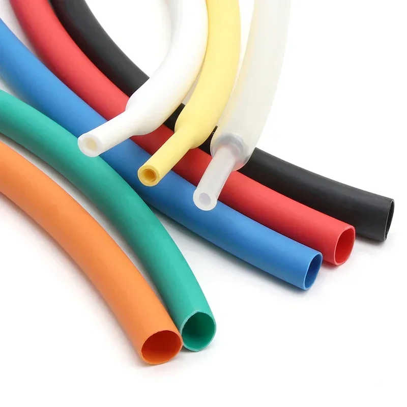 1/5/10/50M 3:1 Heat Shrink Tube With Double Wall Glue Tube Diameter 1.6/2.4/3.2/4.8/6.4/7.9/9.5/12.7/15.4/19.1/25.4/30/39/50mm