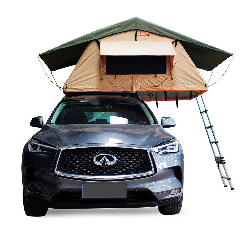 The tent is installed on the roof for camping and outdoor 1.4 * 2.4m for car tents for 1-2 people