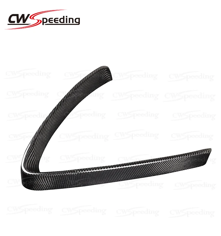 

DRY 3K REAL CARBON FIBER FRONT GRILLE BUMPER GRILL COVER FOR FOR 2017-2019 ALFA ROMEO STELVIO