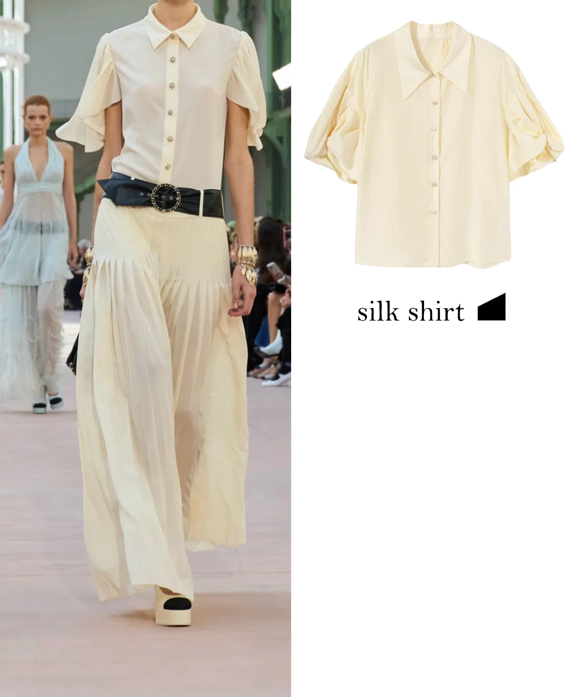 

FWRD White Diamond Button Puff Sleeve Shirt Womens White Street Style Diamond Button Puff Sleeve Shirt #FWRD#0092