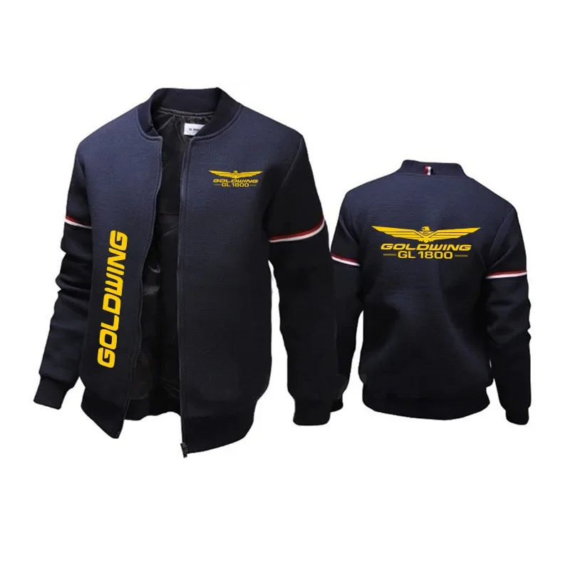 

Spring Autumn 2024 New Product Bestselling Casual motorcycle Jacket Golden Wing gl1800 print Outdoor Sports Fashion Jacket