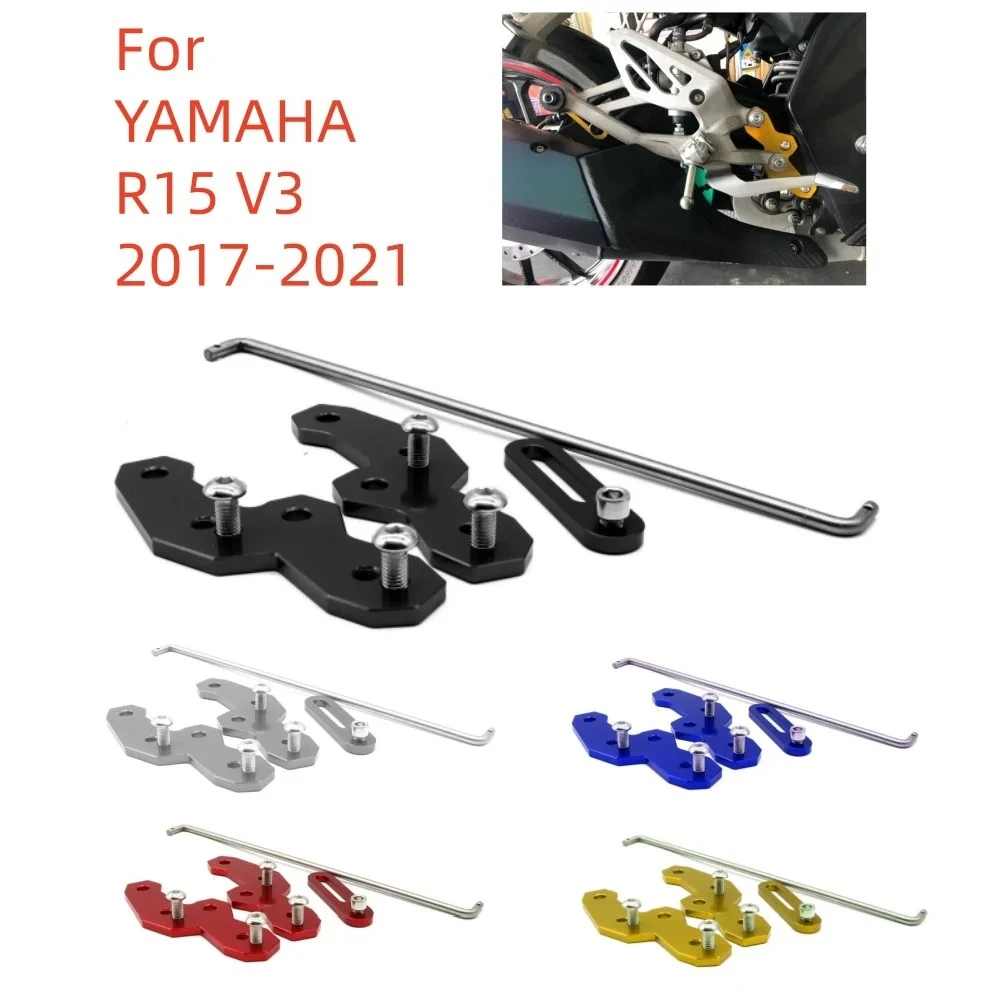 

Rearset Base Foot Pegs Rear Back Raise Bracket for YAMAHA R15 V3 2021 2020 2019 2018 2017 Motorcycle Replacement Mounting Plate