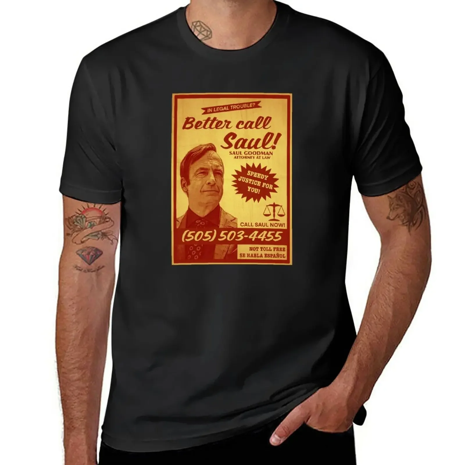 

New Better call Saul! Speedy Justice for You! T-Shirt Oversized t-shirt anime clothes funny t shirt T-shirt men
