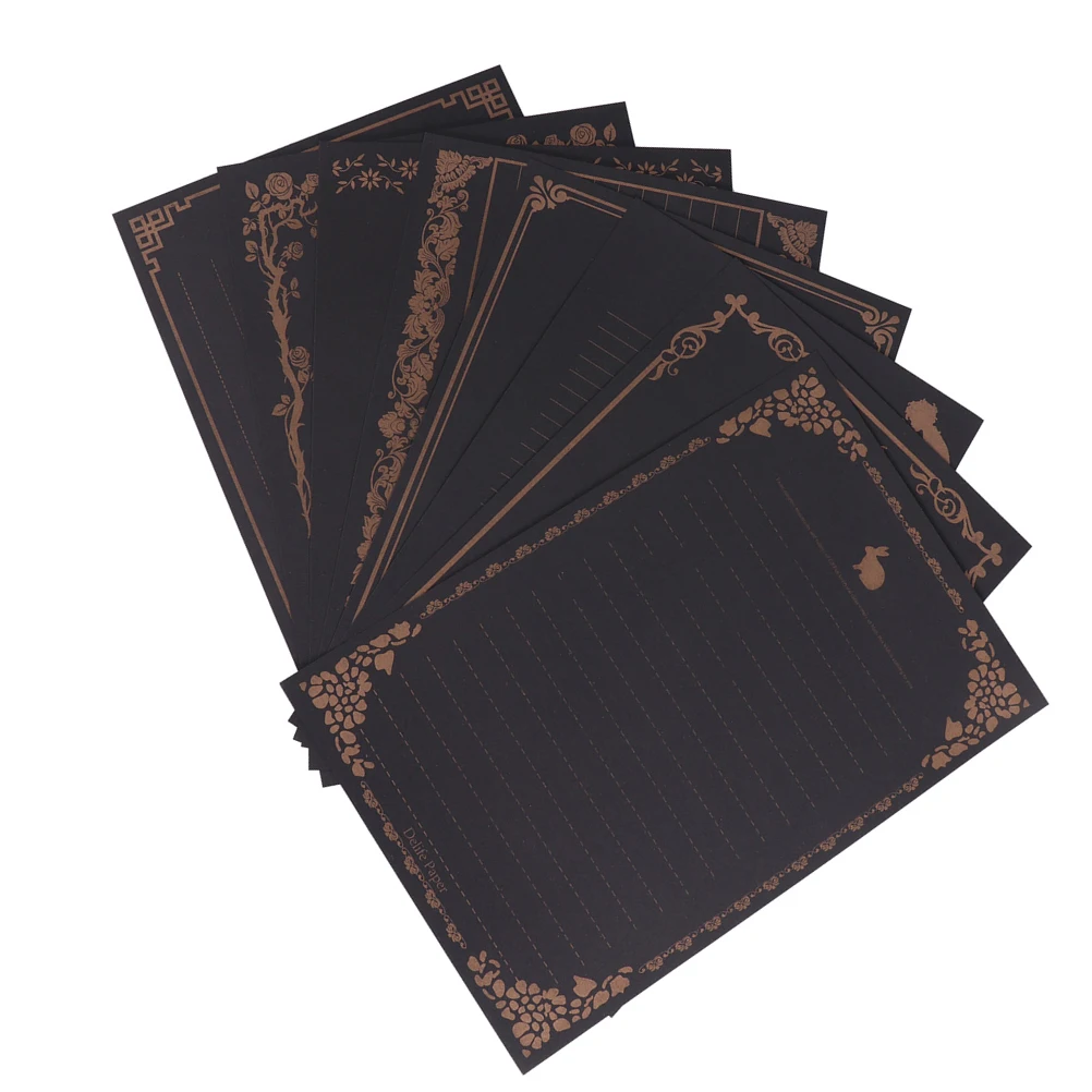 

Creative Letter Paper Vintage Writing Kraft Letters Smooth Handwriting Premium Quality Durability Practical Use