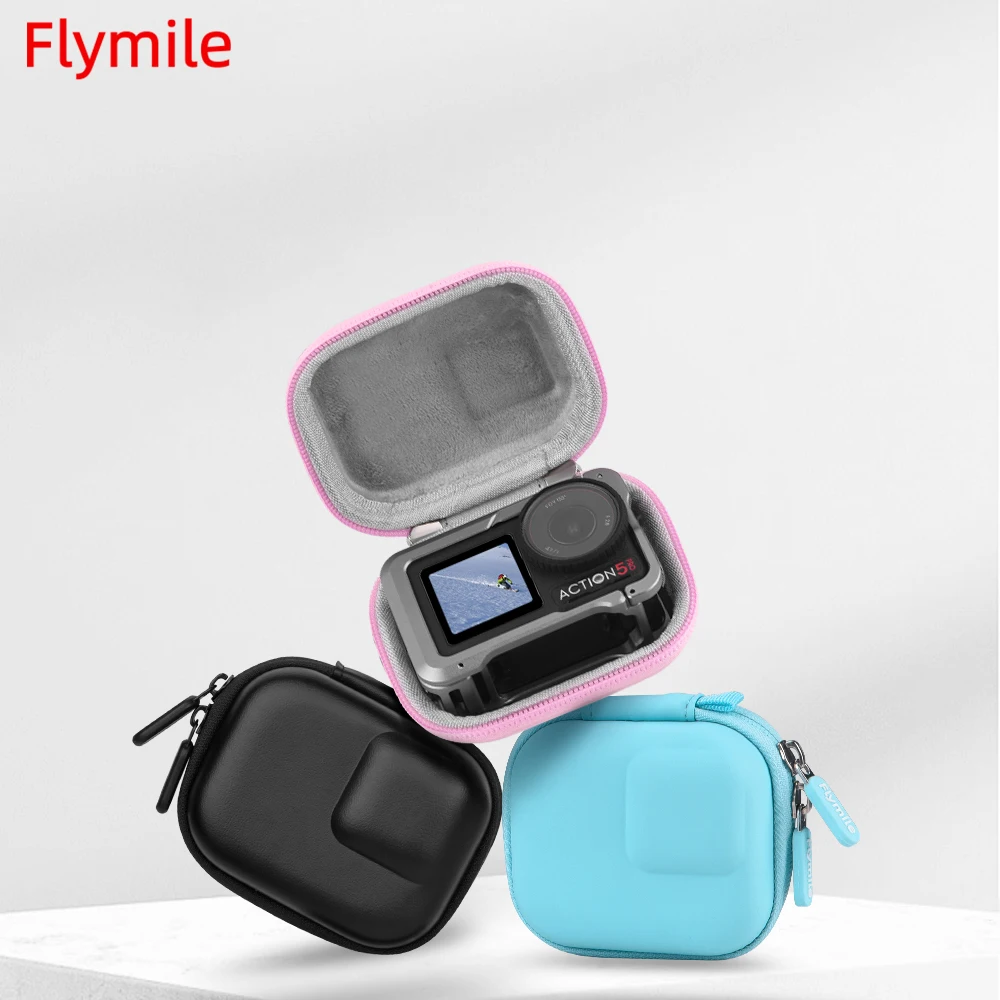 

Flymile Action 5 Pro Cage Bag Half Open Quick Carrying Case Bag for DJI Action 5 Pro Accessories Protective Frame Handbag