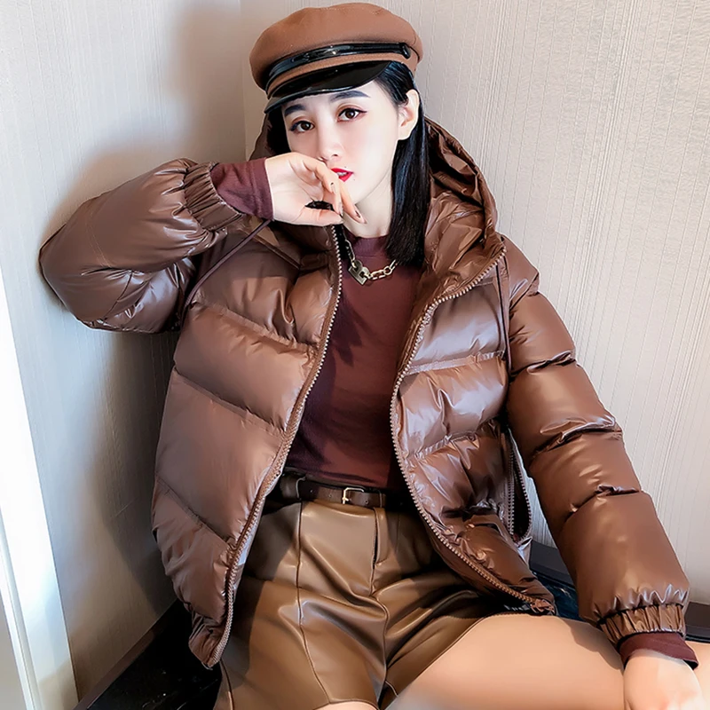 2023 Kapuze Puff Jacken Damen Vintage Frauen Winter jacke wasserdichte koreanische Mäntel Frauen