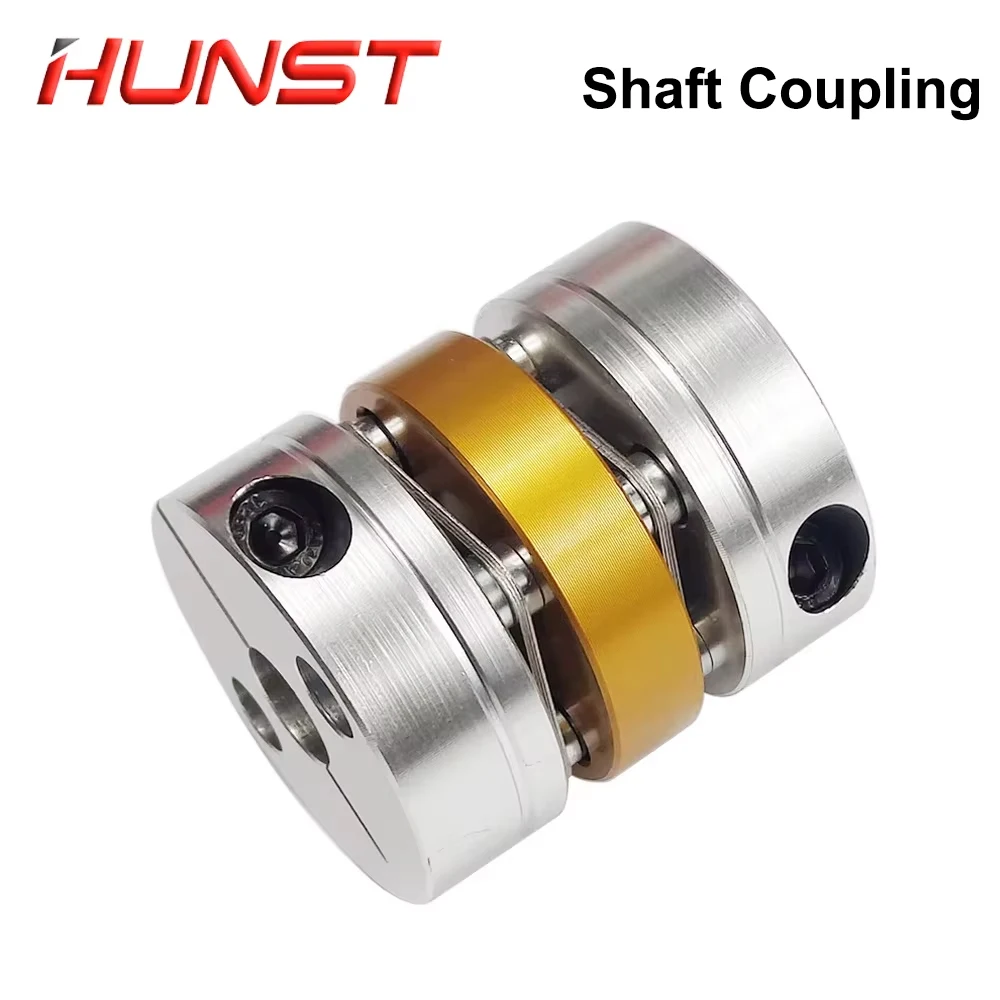 

HUNST двойная мембранная муфта вала, диск электрической муфты, диаметр 12x12 мм D42 L49 мм для винтового стержня, шаговый серводвигатель, энкодер