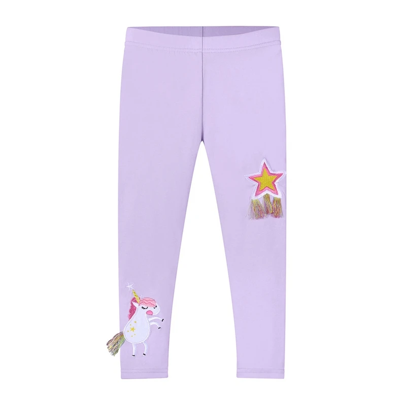 Spring Autumn Baby Girls Leggings Lovely Cartoon Pattern Full Pencil Pants Cotton Trousers Casual Clothes for Kids 2 to 8 years