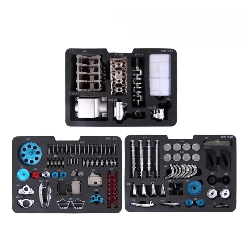 

Gold SellerFull alloy V8 engine model metal mechanical art assembly toy