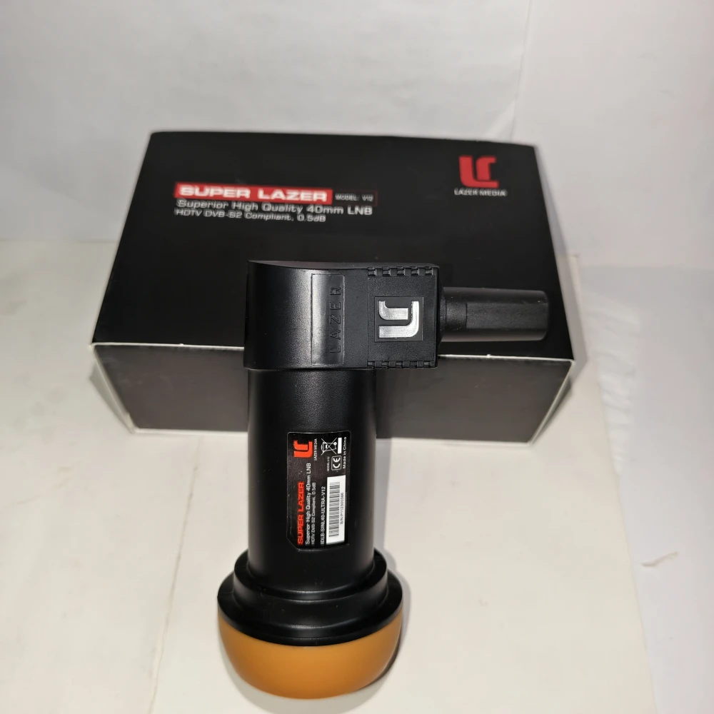 High Gain Ku-Band Universal Single Output LNB 9.75/10.6GHz 40mm Standard Size Satellite LNBF for Satellite Dish TV Signal Recept