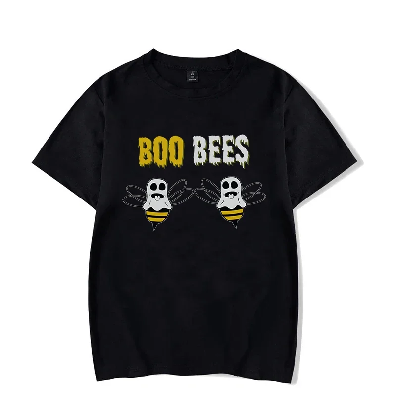 2023 Couple TShirt for Lovers I Love Her Boo Bees Graphic Women Men Shirt Couple Bee Short Sleeve Sweet Letter Harajuku Couple T