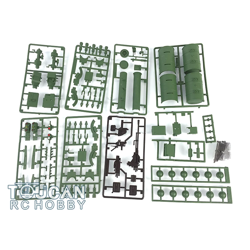 

HENG LONG 1/16 США M1A2 Abrams RC Tank Toucan 3918 Камуфляж Зеленый Китай 99A Пластиковая сумка для запчастей Запасная модель радиоуправления TH00563
