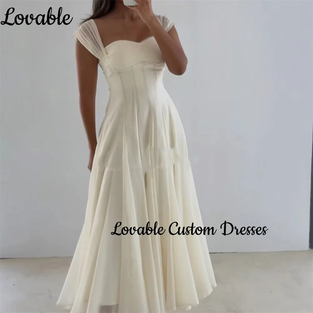 Custom A-Line Wedding Dress - alternate angle