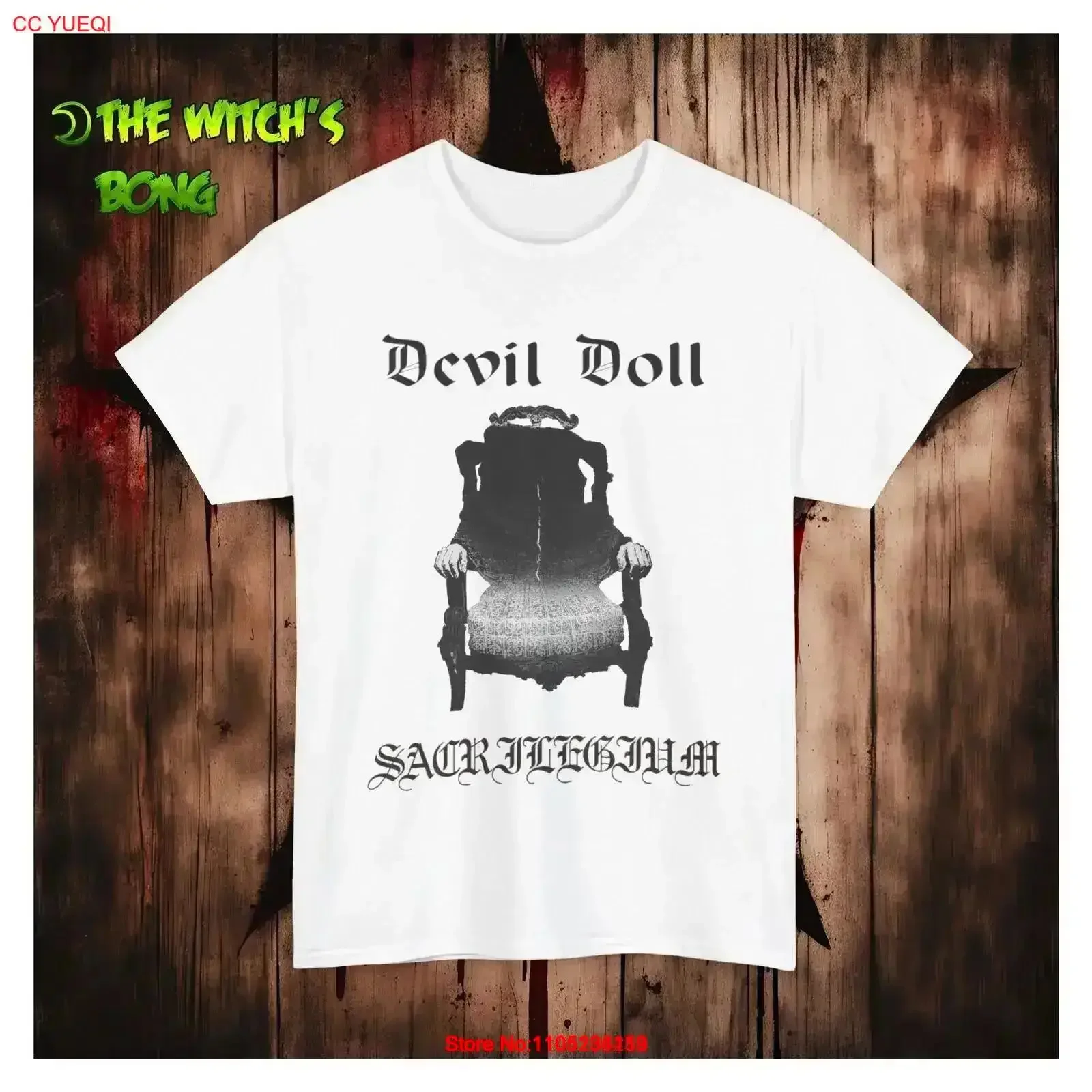 Devil Doll Sacrilegium Adult T shirT Mr Doctor vintage Washed streetwear Top For Everyday Wear homme fashion Slightly graphic