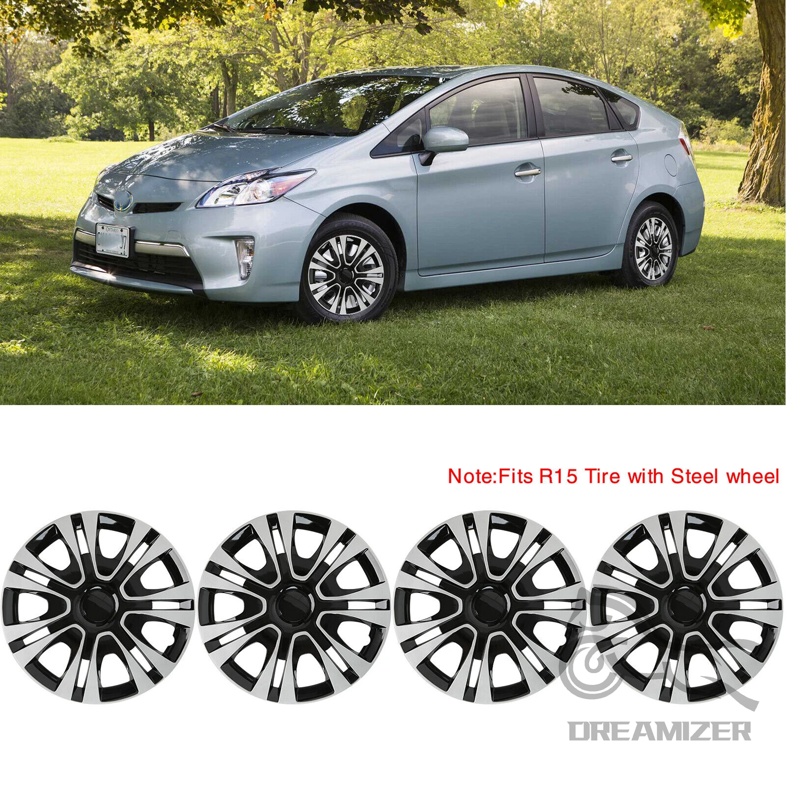 

15 Inch Wheel Cover Wheel Cap Hubcap 15 Inches Tire Caps Car Supplies Tire Cover Wheel Cover Replacement Accessories