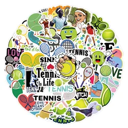 10/30/50/110 sztuk tenis sport kreskówki naklejki naklejki Graffiti wodoodporne estetyczne DIY deskorolka rower walizka zamrażarka Laptop