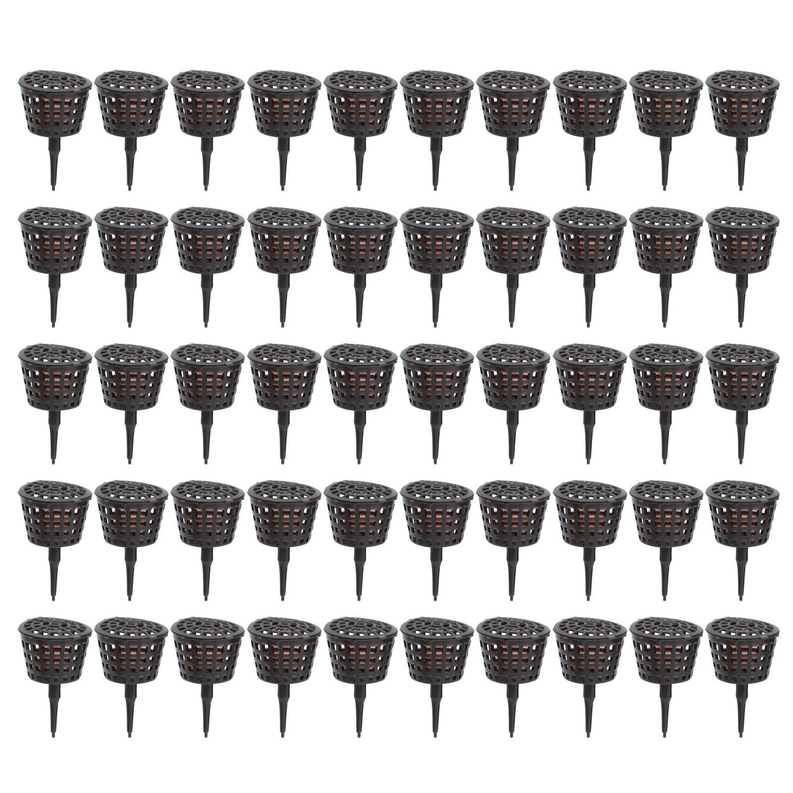 50Pcs Fertilizer Basket Plastic Sturdy Durable Planting Fertilization Box for Potted Plants Home Balconies Garden