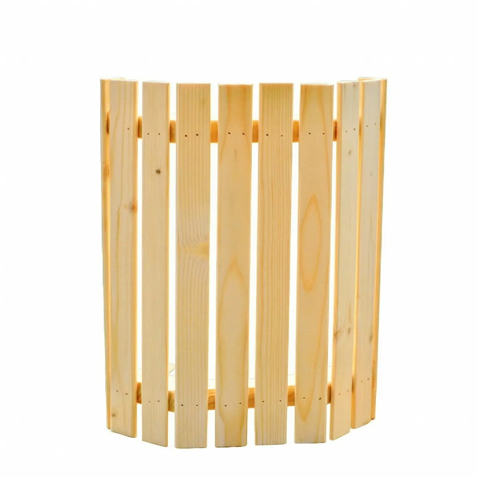 Lamp Shade Long-Lasting Wooden Sauna Light Shade Semi-Circular