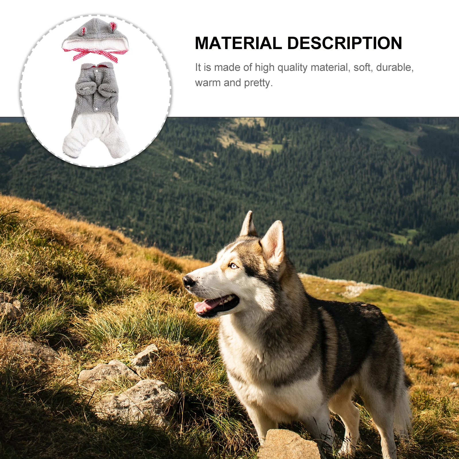 

Dog One Piece Hat Apparel Lightweight Warm Fleece Clothes Soft Durable Winter Pet Costume Dog Clothing Cozy Stylish