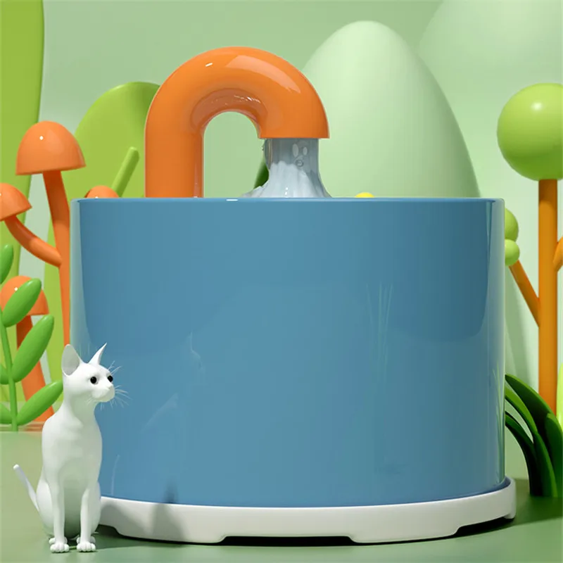 1L Cat Drinking Water Fountain For Cats Ceramic Indoor Decor Dogs Drinking Auto Cat Water Fountain Water Dispenser Pet Drinkers