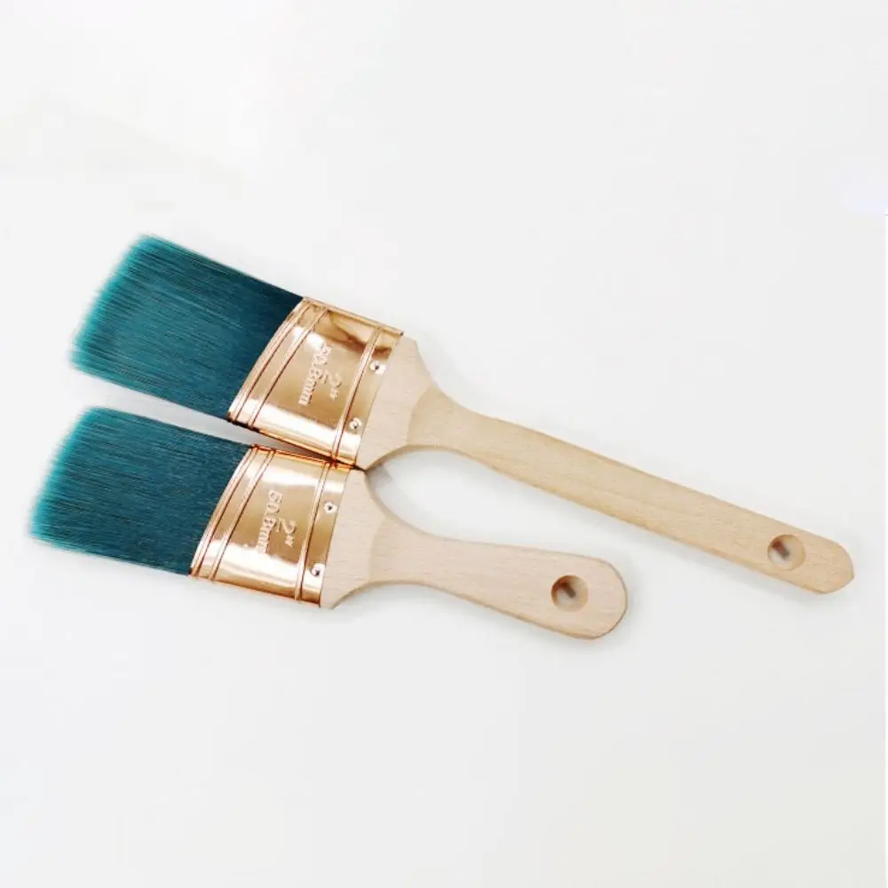 2 Inch Paint Brush Fewer Brush Marks Comfortable Handle Soft Bristle Brush Uniform Application Chemical Fiber