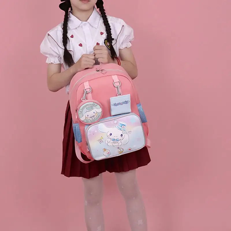  Anime Backpack Kuromi Melody Hello Kitty Large Capacity Cute Cartoon Student School Bag