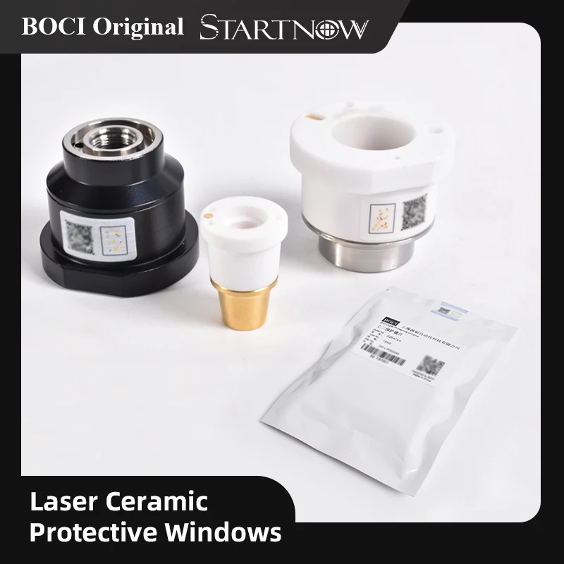 

Startnow BOCI Original Laser Ceramic Nozzle Protective Windows Laser Sensor Connector Part for 1064nm Laser Cutting Head