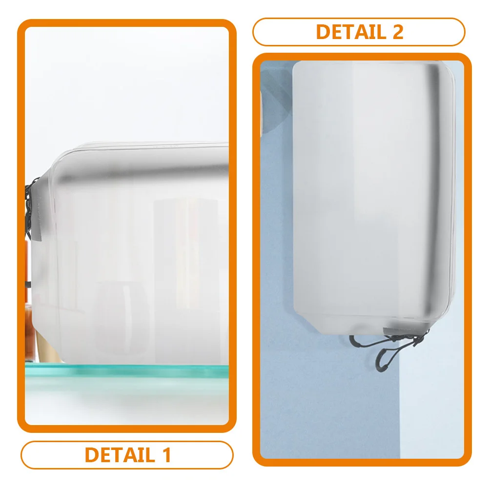 

2Pcs Makeup Bags Large Capacity Portable Storage Organizer Zipper Pouches Travel Cosmetics Toiletry Vanity Bag for Women