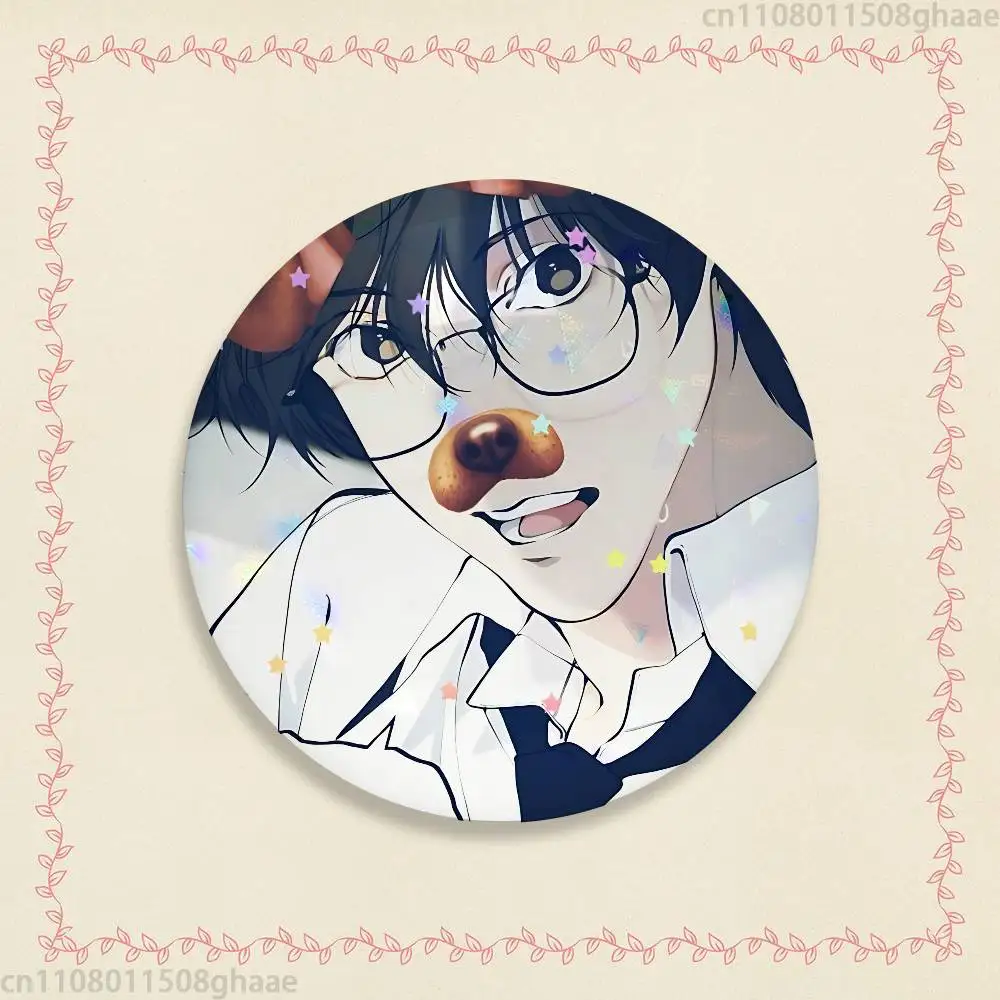 Manga L-Lost In The C-Cloud 25mm 75mm 44mm 58mm 32m Coin Badges Personalized Handmade Round Brooches Pins Accessory