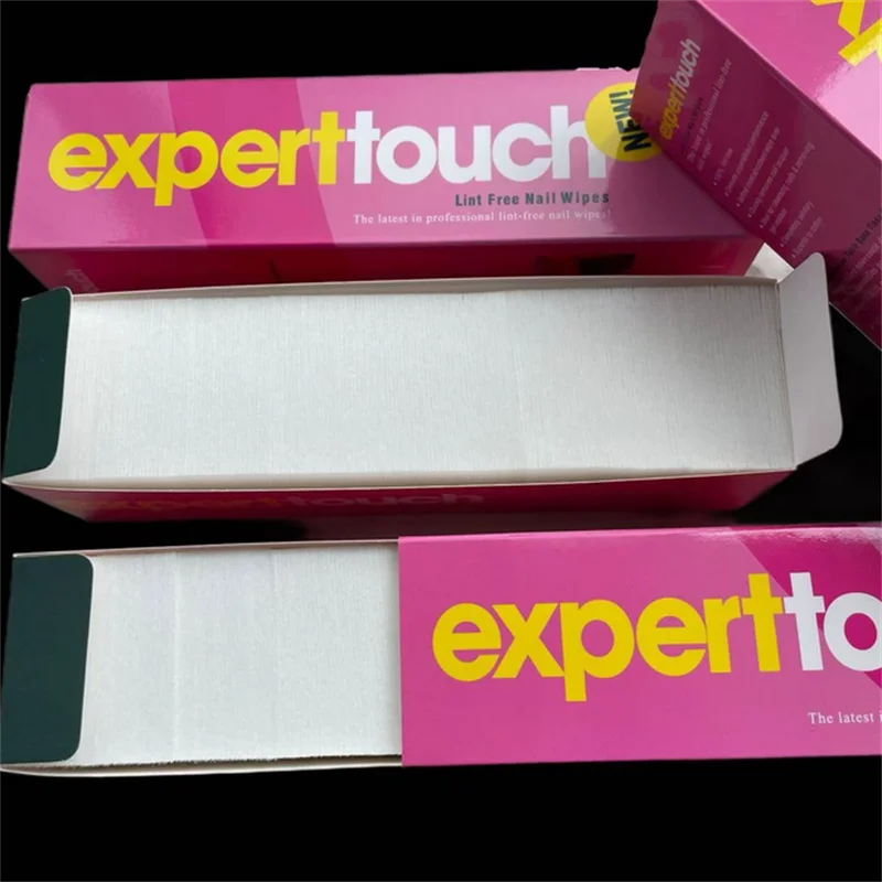 

1/3 Box Lint-Free Nail Polish Remover Wipes Cotton Wipes Manicure Cleaner UV Gel Nail Polish Removal Pads Papers Cleansing Tools