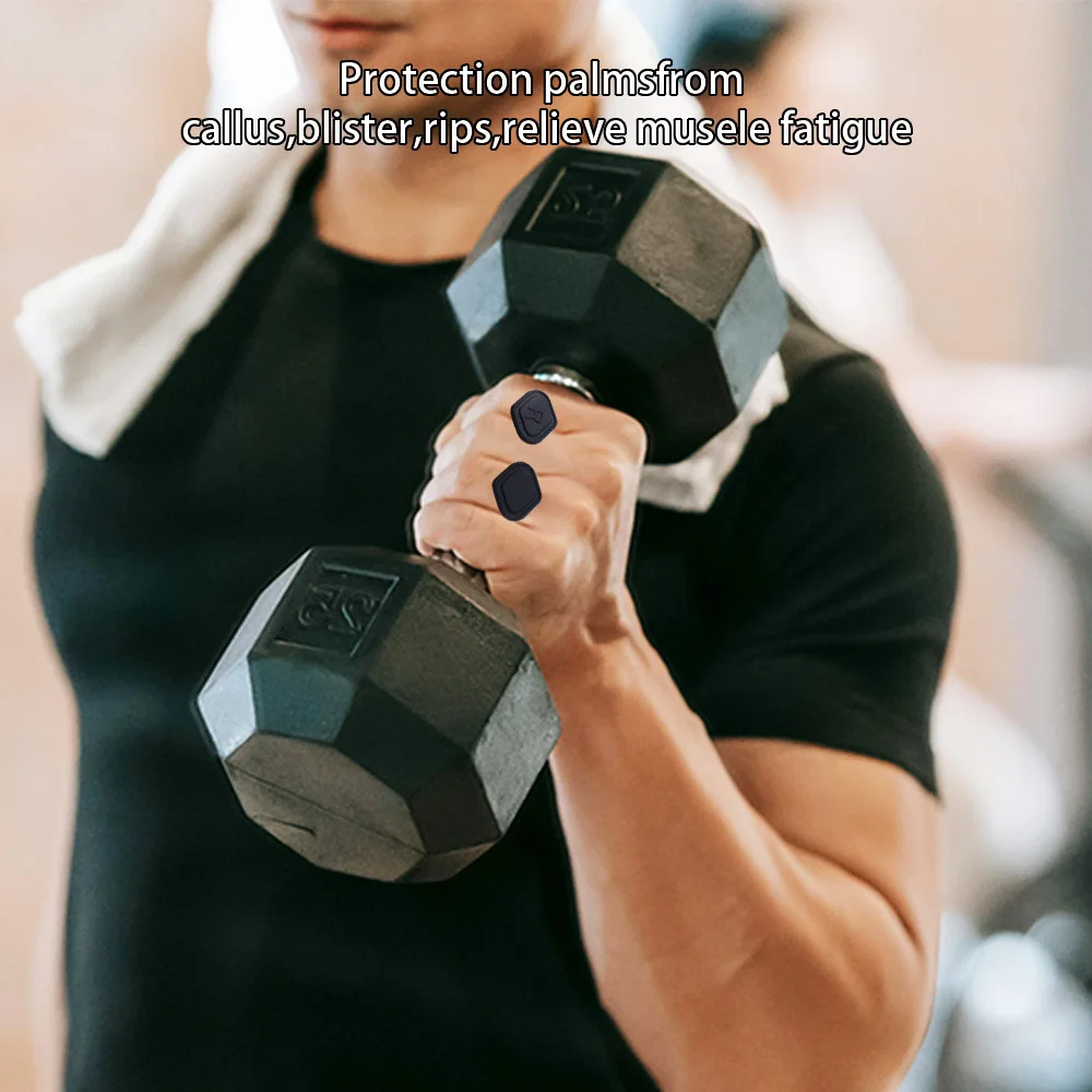 

1 Pair Ergonomic Weight Lifting Grips Anti-slip Honeycomb-shaped Workout Gym Gloves Soft Anti-friction Silicone Palm Grips