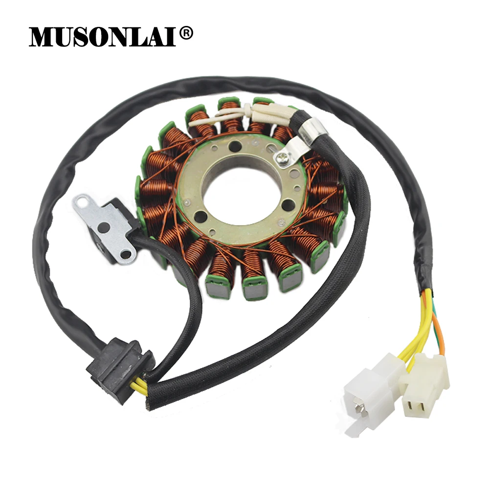 Motorcycle Magnetor Stator Coil Alternator Generator For Suzuki GN250 1982-2001 TU250 1997-2002 2003 2004 2005 2006 32101-38302