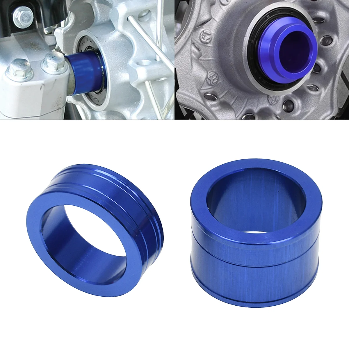 

CNC Front Wheel Axle Hub Spacer For Yamaha YZ250FX YZ450FX YZ250F YZ450F WR250F WR450F YZ WR 250F 450F 250 FX 2014-2020