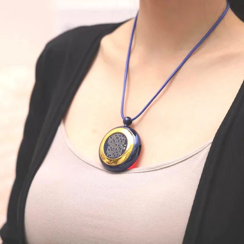 Image 4: Bio pendentif Laser Rechargeable pour la Protection cardiaque, dispositif Laser de bas niveau 650nm, améliore le débit sang et réduit le Stress