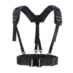 Outdoor Tactical Belt CS Army Fans Combat Belts Military Hunting Accessorios Y Belt Girdle Shoulder Chest Strap Tactico Militar