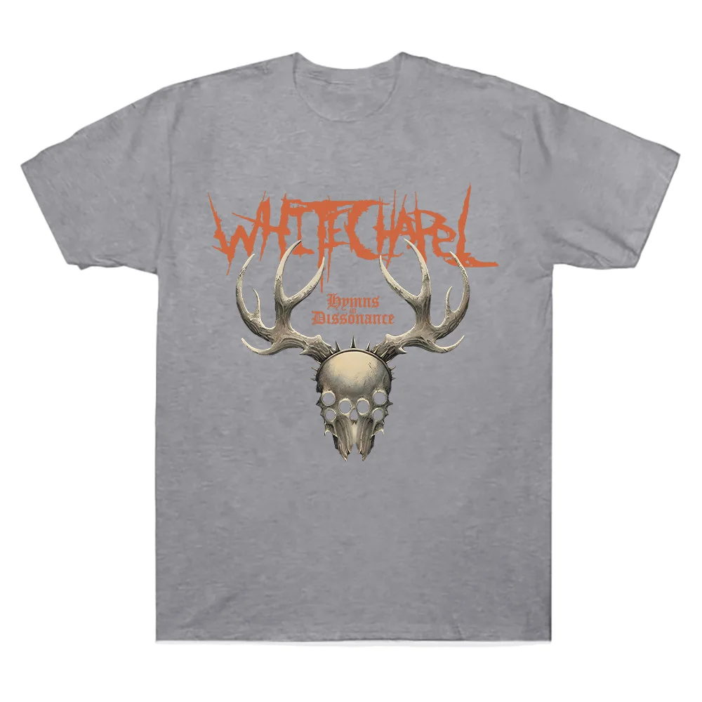 T-shirt in cotone Whitechapel Whitechapel Hymns in Dissonance T-shirt grafiche Retro gotico casual girocollo manica corta unisex