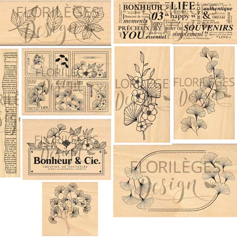 Neuer französischer transparenter Stempel/Siegel für DIY Scrapbooking/Fotoalbum, dekorative transparente Stempelbögen A7005