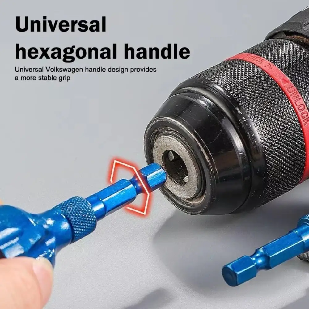 Portable Metal Deburring External Chamfer Tool Universal Three Chip Flutes Deburring Tool Screw Repairer